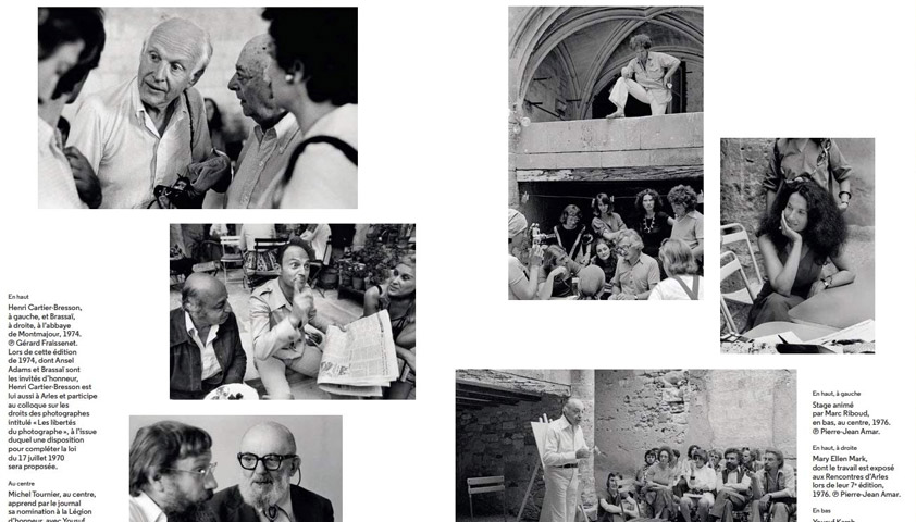 Planche extraite du livre "Arles, Les rencontres de la photographie : 50 ans d’histoire"